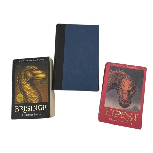 Eragon Eldest Brisinger Inheritance Trilogy Christopher Paolini 3 books - Picture 1 of 6